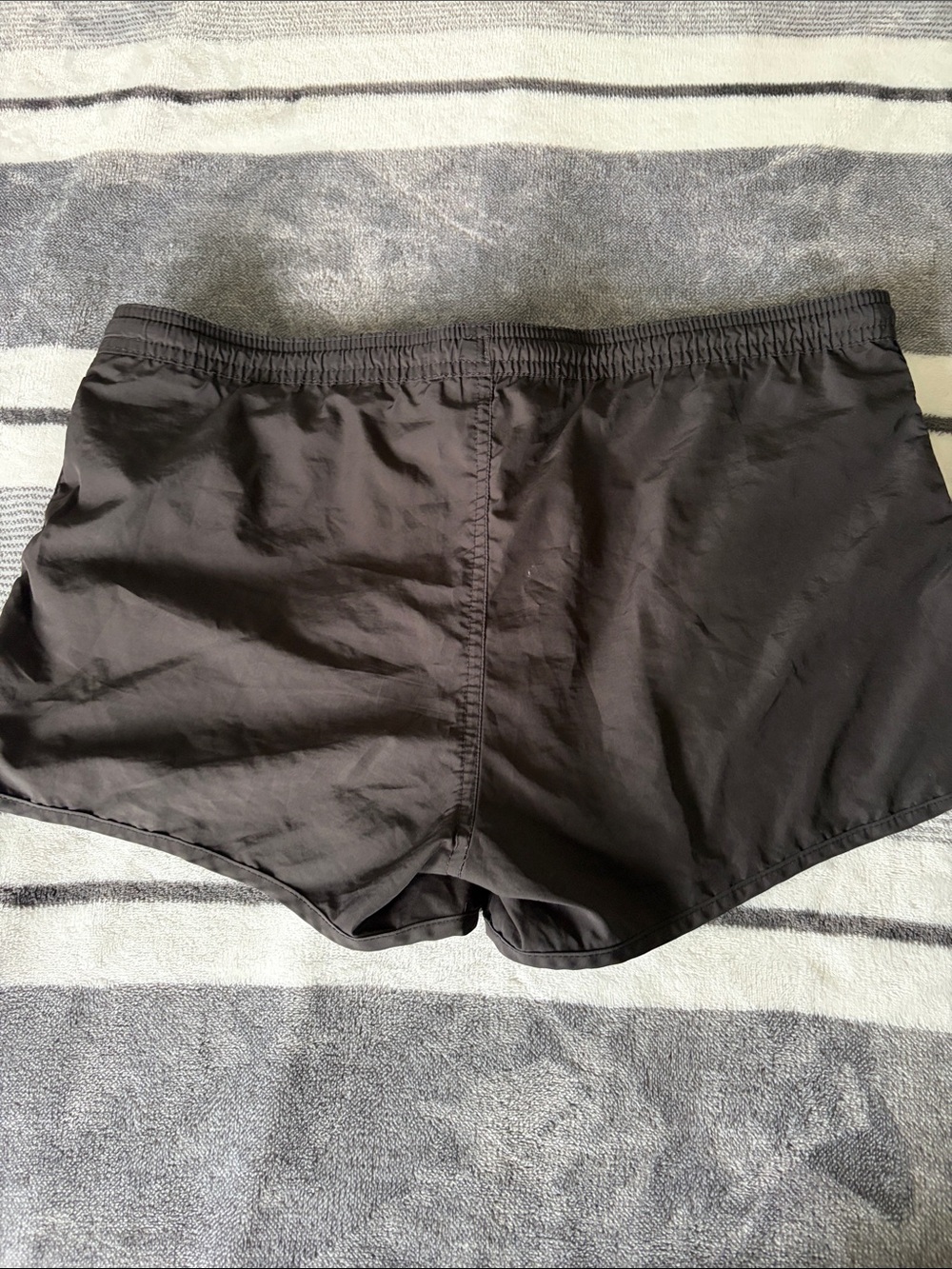 H&M Black Swin Shorts with Neon Green Drawstring - Picture 3 of 4